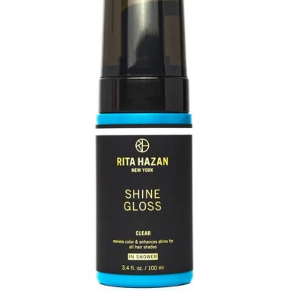 RITA HAZAN SHINE GLOSS-CLEAR-REVIVE COLOR-SHINE FOR ALL HAIR SHADES-3.4 oz/100ml